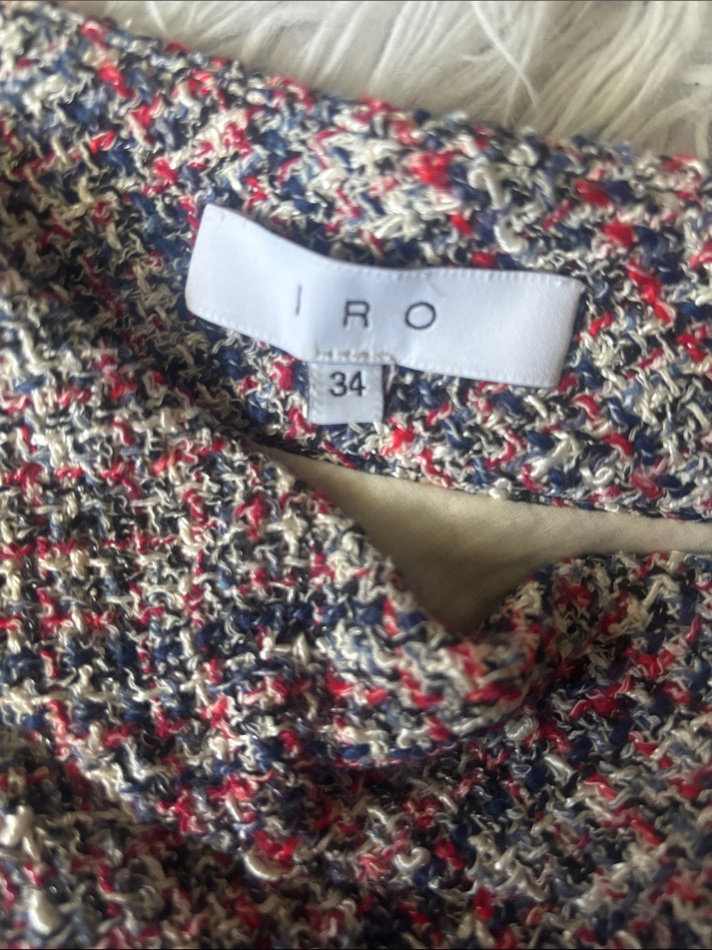 IRO Tweed Mini Skirt - Picture 2 of 3